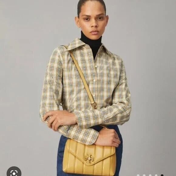 Authentic Tory Burch Kira Small Top-Handle Satchel Beeswax - Picture 2 of 16